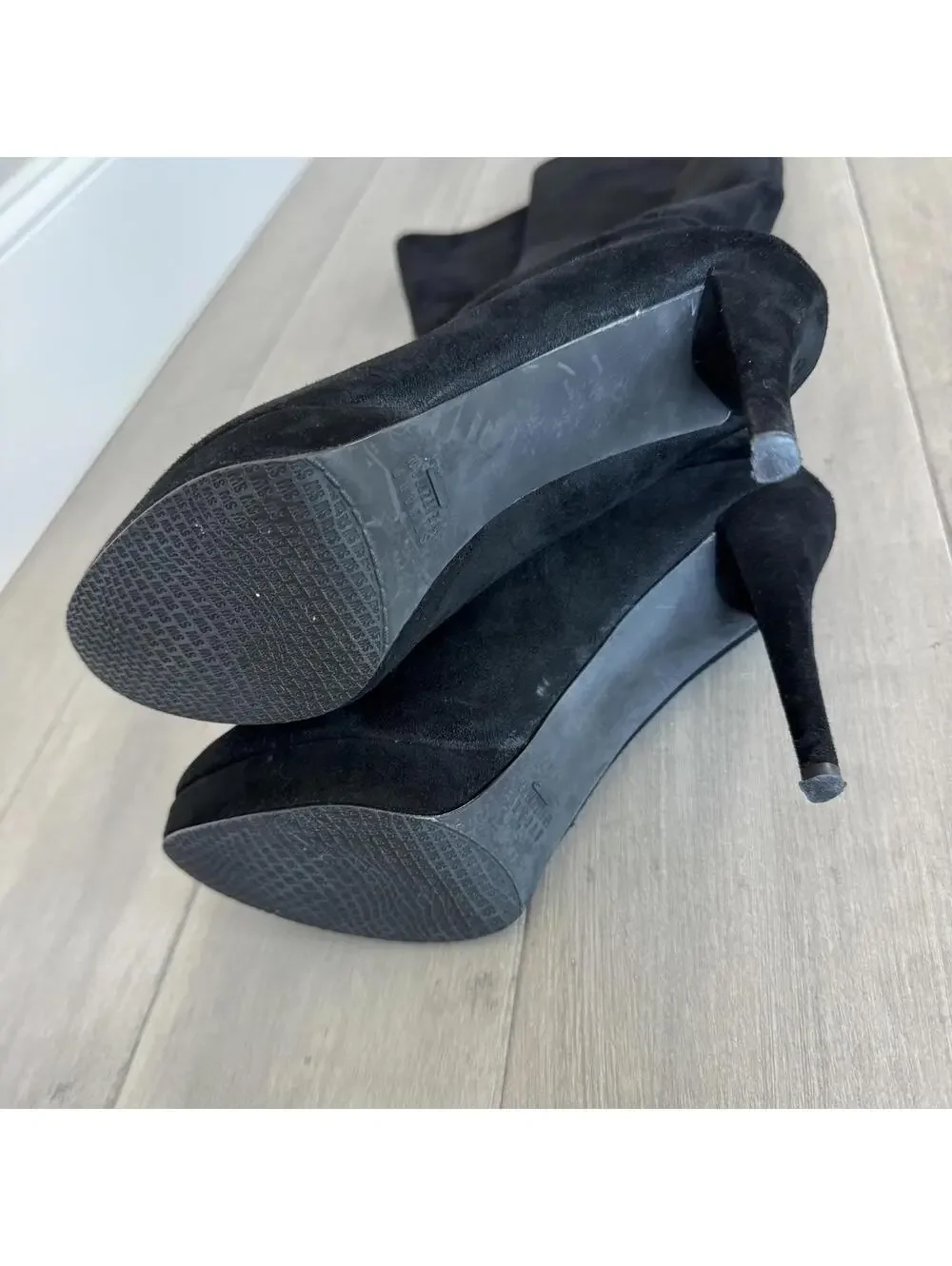 Stuart Weitzman black knee